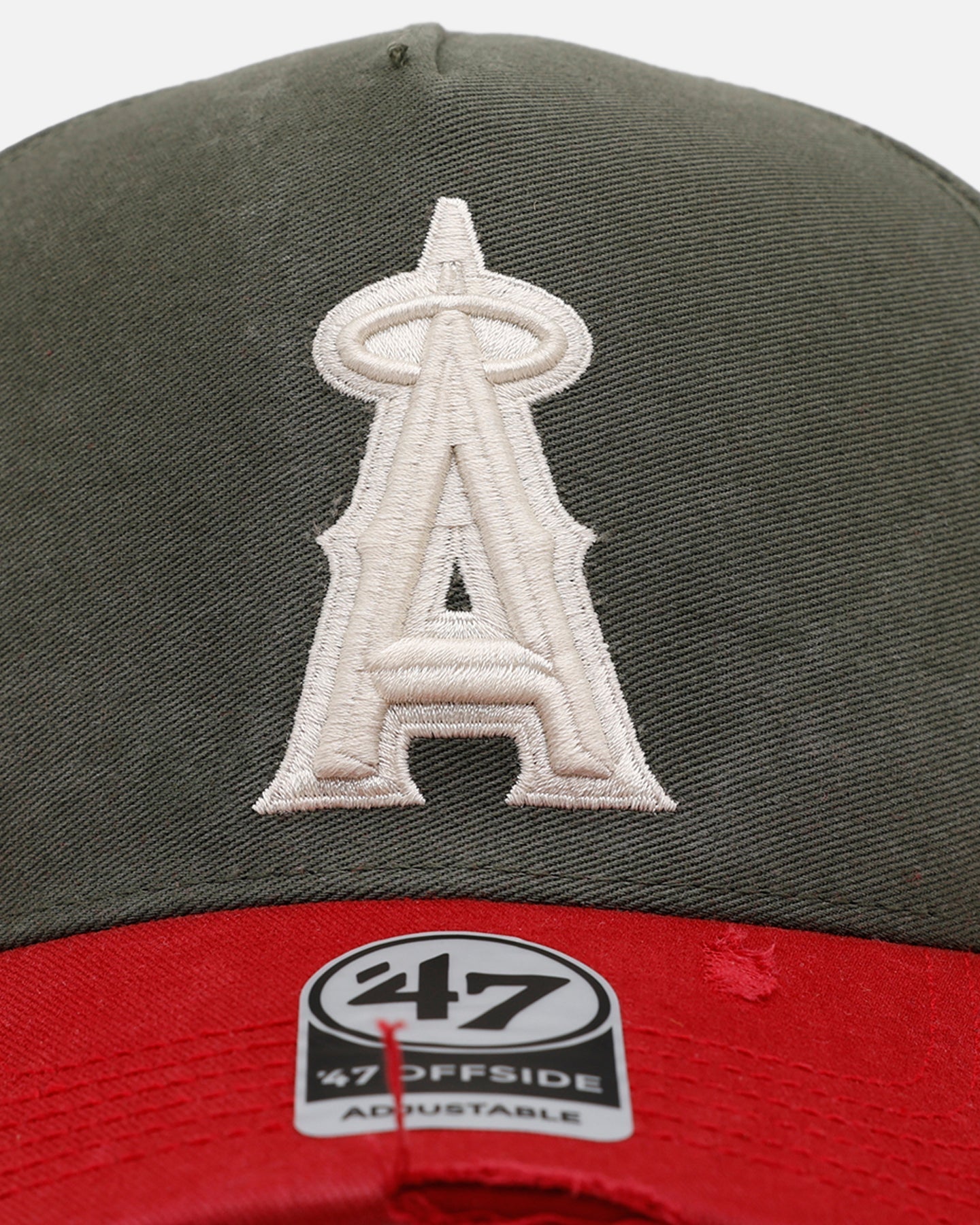 47 Brand Los Angeles Angels 'Utilitarian' 47 Offside Strapback Moss