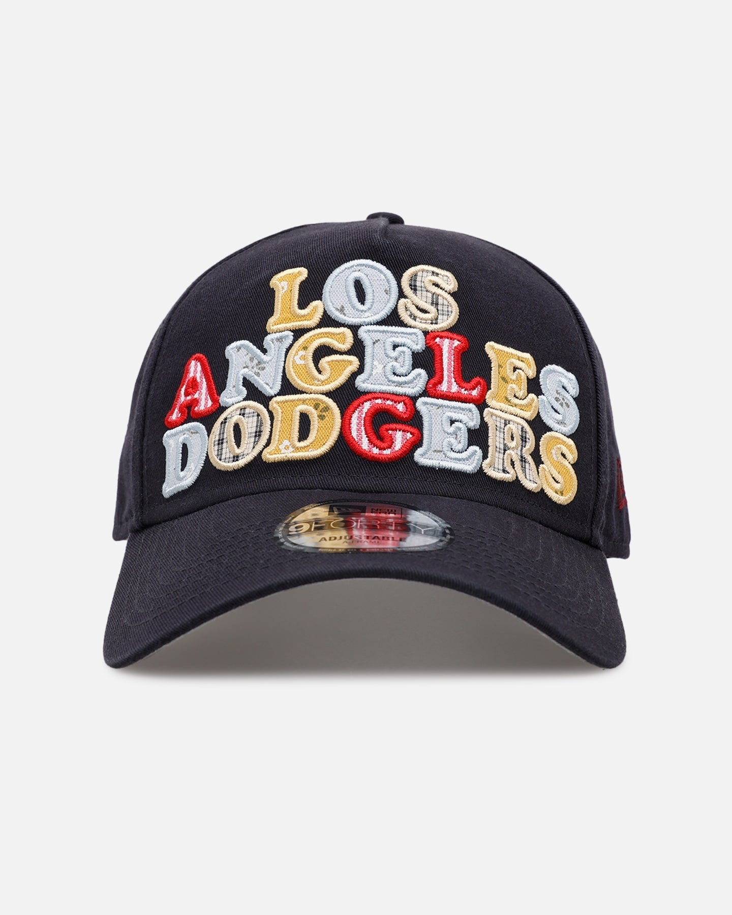 New Era Los Angeles Dodgers 'Fabric Shop' 9FORTY A-Frame Snapback Navy