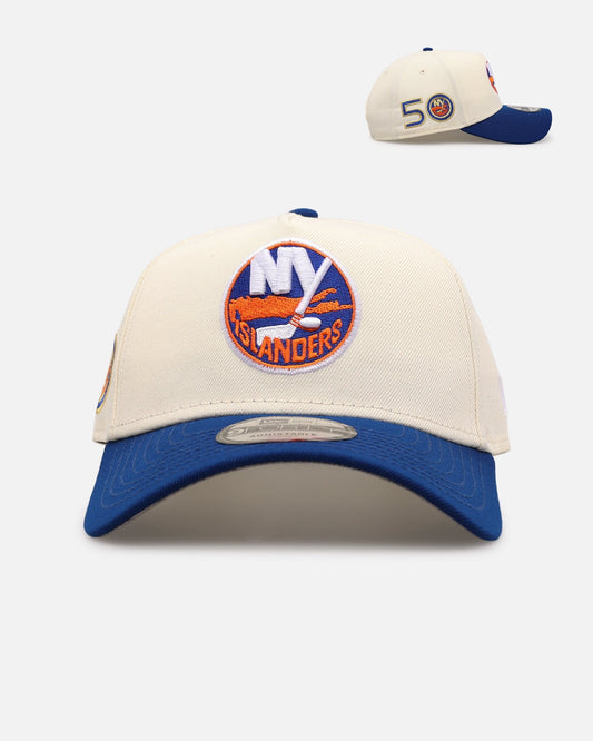 New Era New York Islanders 'Team Color Visor' 9FORTY A-Frame Snapback Chrome/Official Team Color