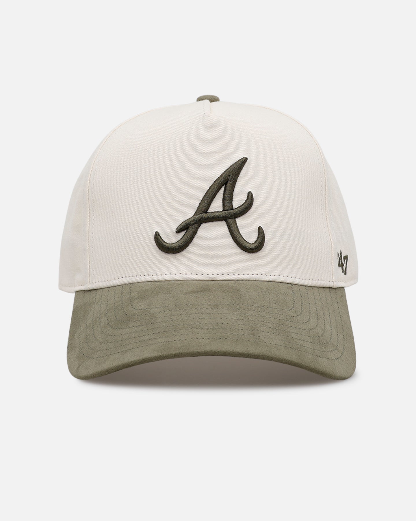 47 Brand Atlanta Braves 'Bottle Green 2.0' 47 Offside Snapback Natural