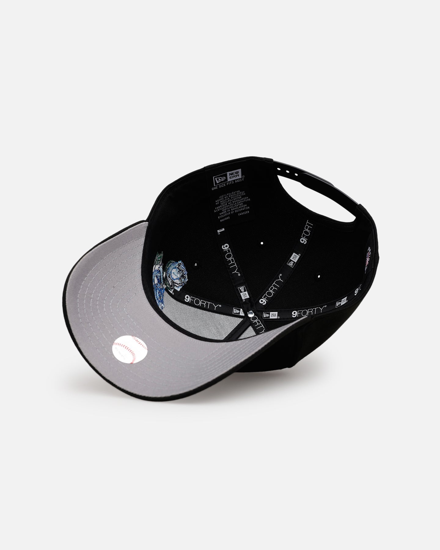 New Era New York Yankees 'Blue Rose' 9FORTY A-Frame Snapback Black/Blue