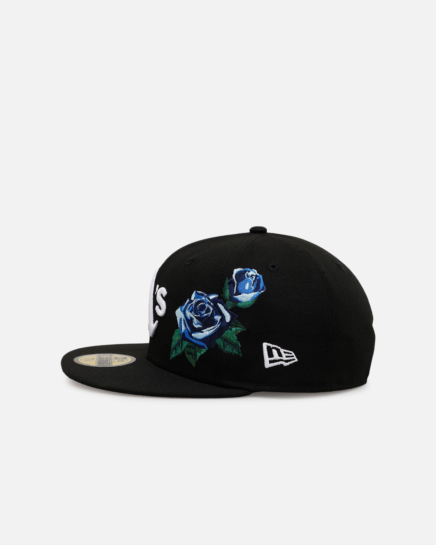 New Era Oakland Athletics 'Blue Rose' 59FIFTY Fitted Black/Blue