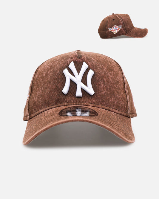 New Era New York Yankees 'Washed Walnut' 9FORTY A-Frame Snapback Walnut