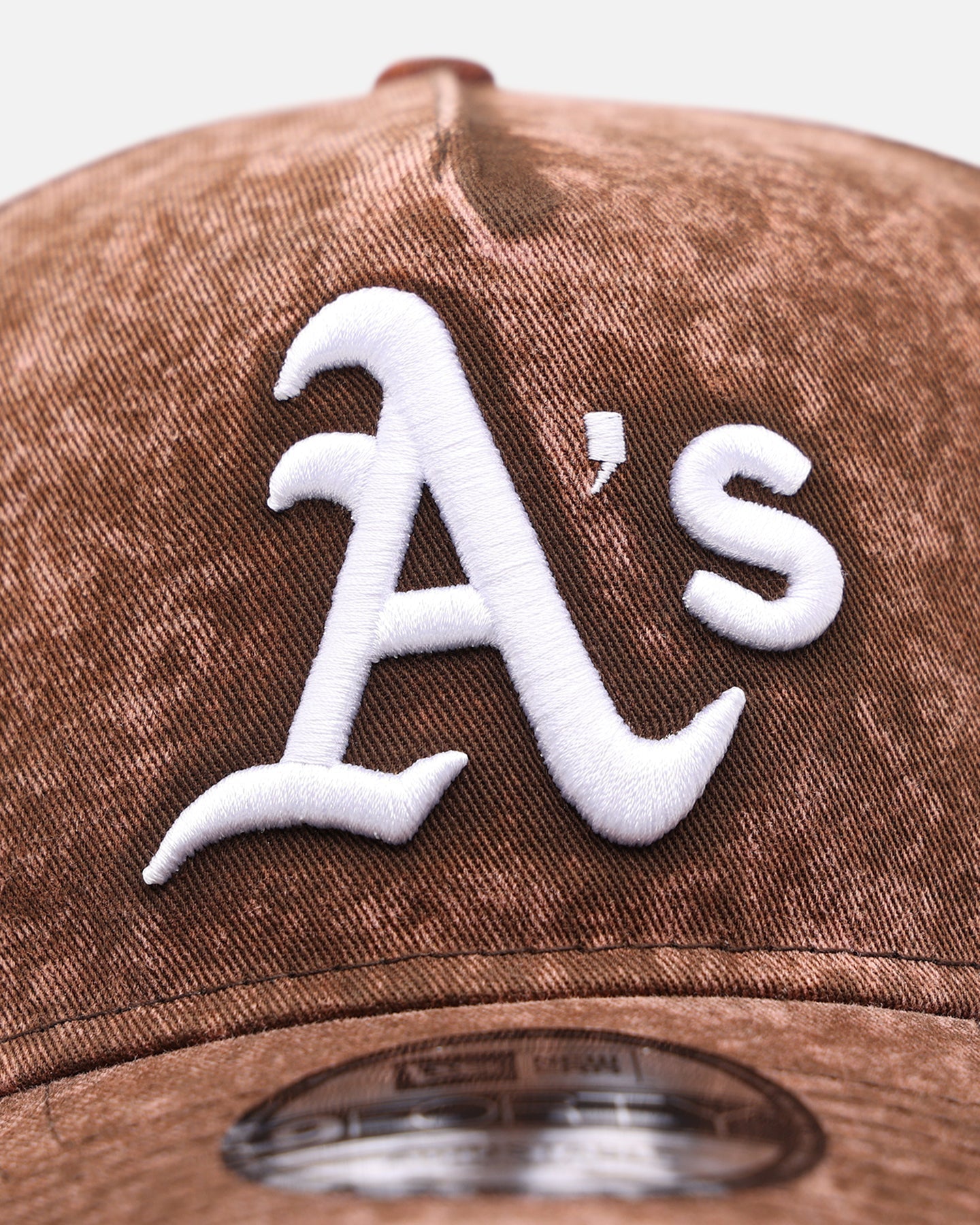 New Era Oakland Athletics 'Washed Walnut' 9FORTY A-Frame Snapback Walnut