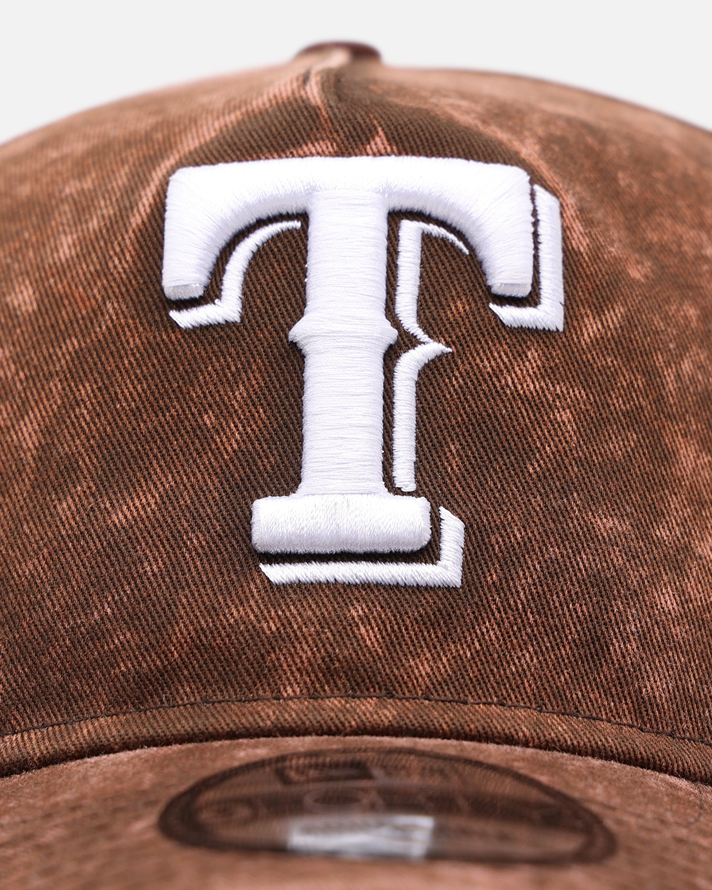 New Era Texas Rangers 'Washed Walnut' 9FORTY A-Frame Snapback Walnut