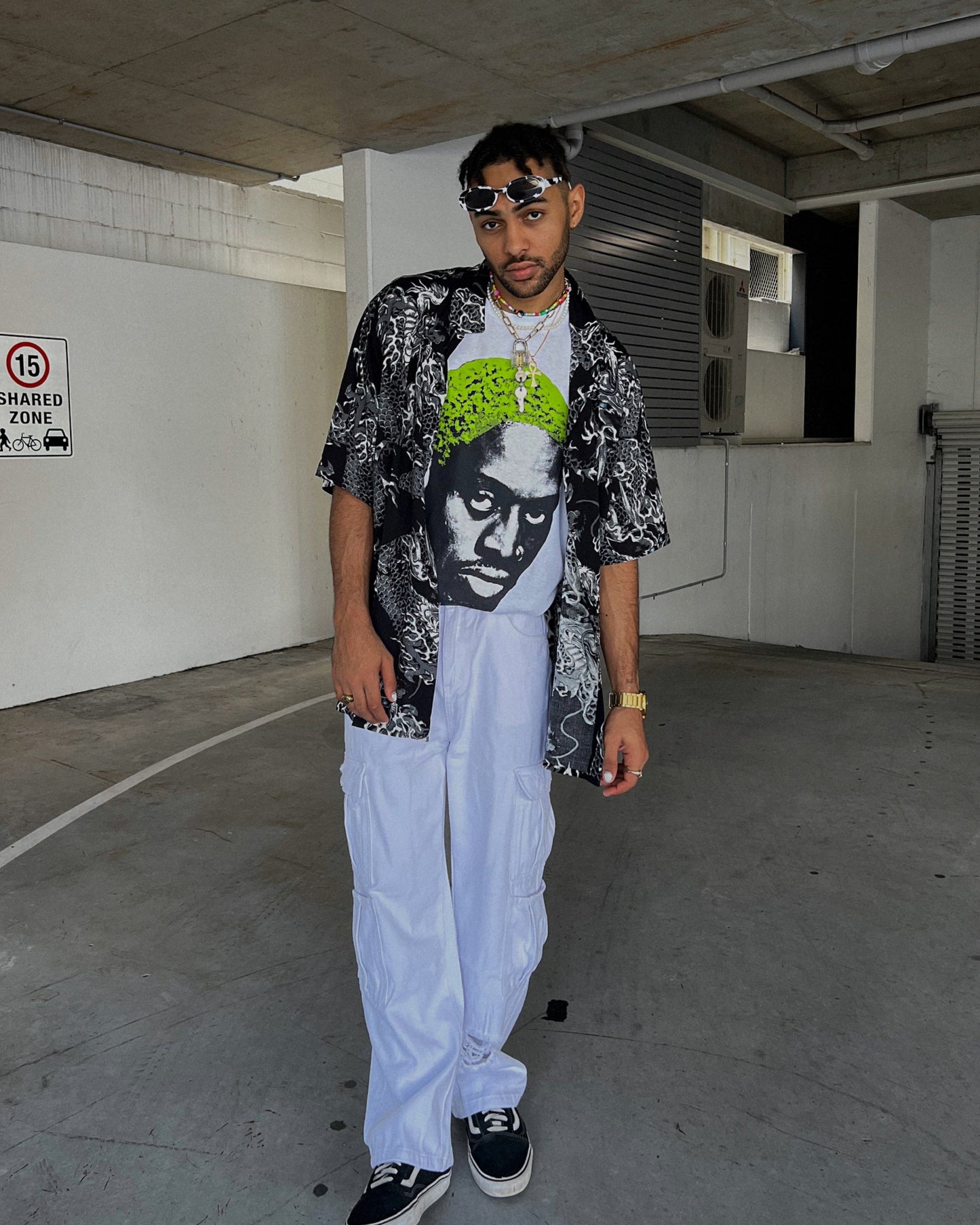 Rodman Brand Rodman Face T-Shirt White