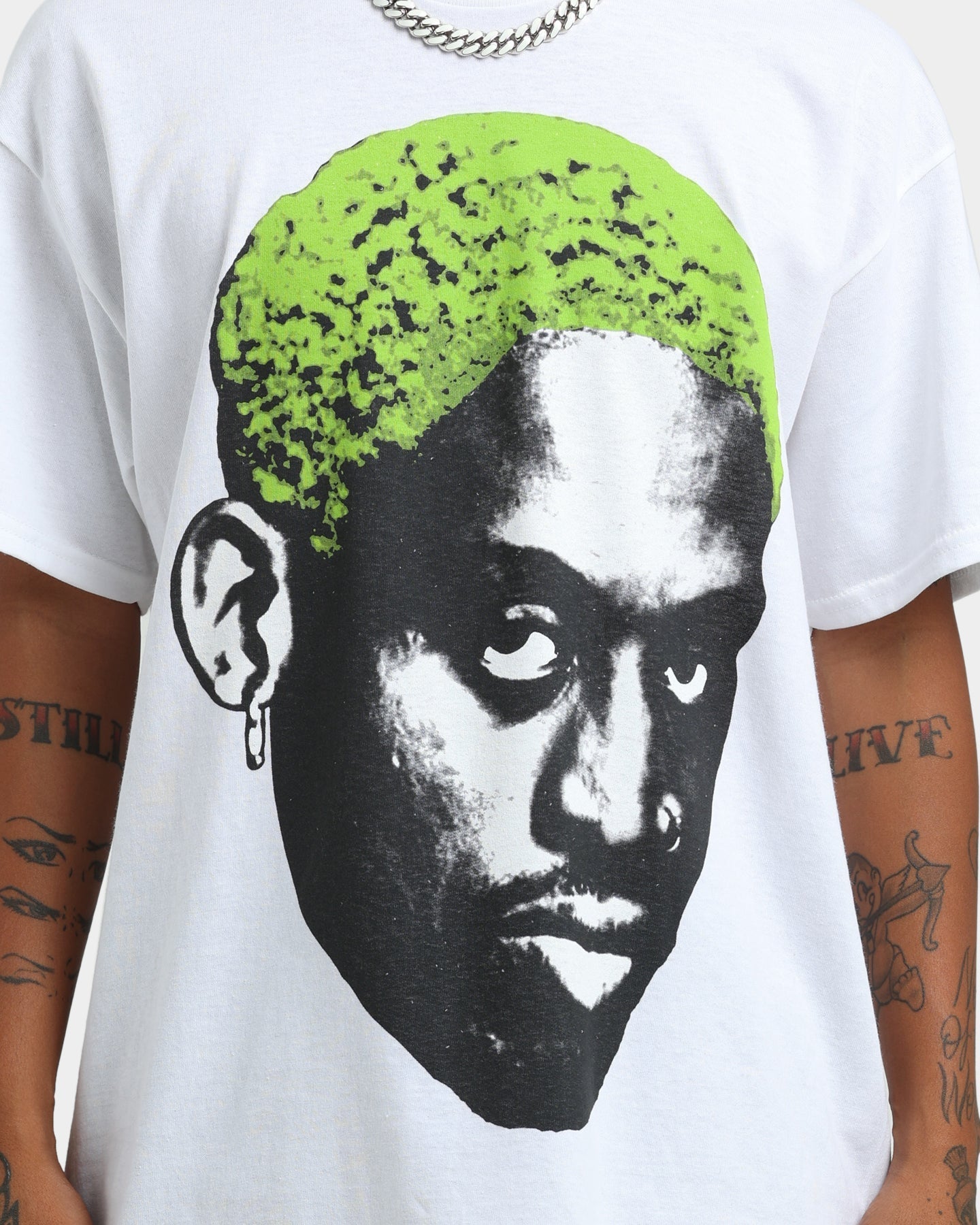 Rodman Brand Rodman Face T-Shirt White