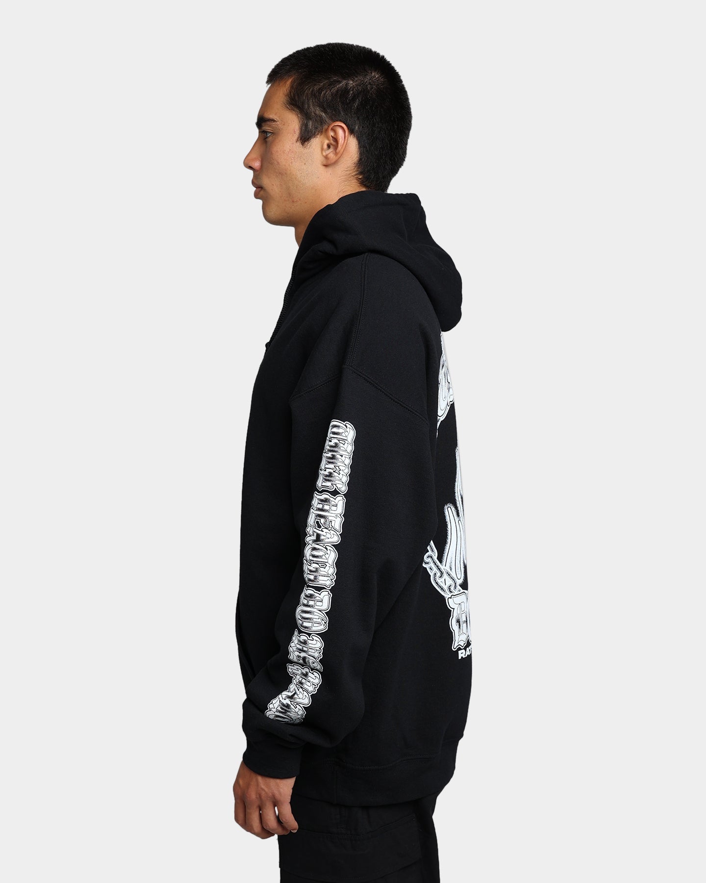 Rats Get Fat Till Death Hoodie Black