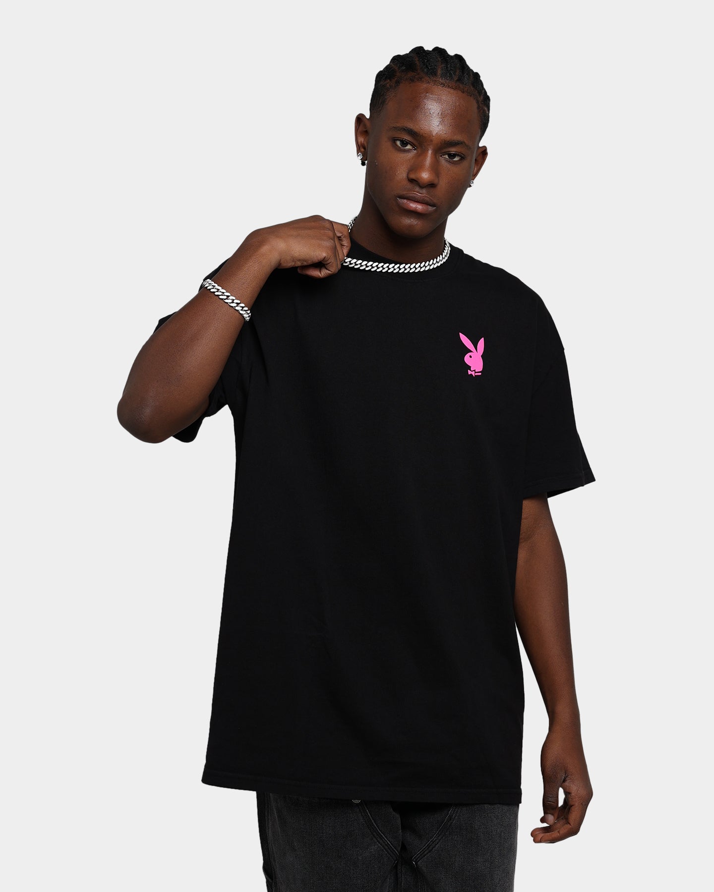 Playboy By CK Stacked T-Shirt Black