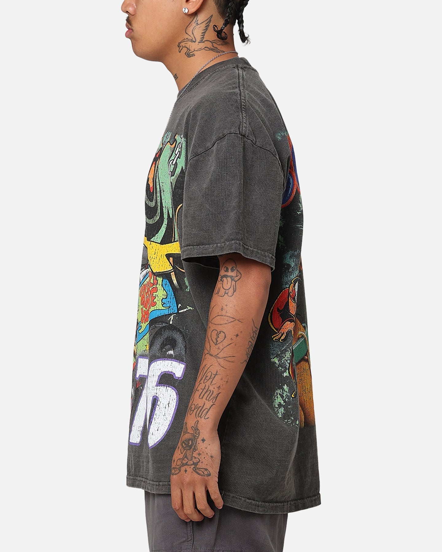 73Studio X Scooby-Doo Scooby-Doo Jumbo Heavyweight Vintage T-Shirt Black Wash