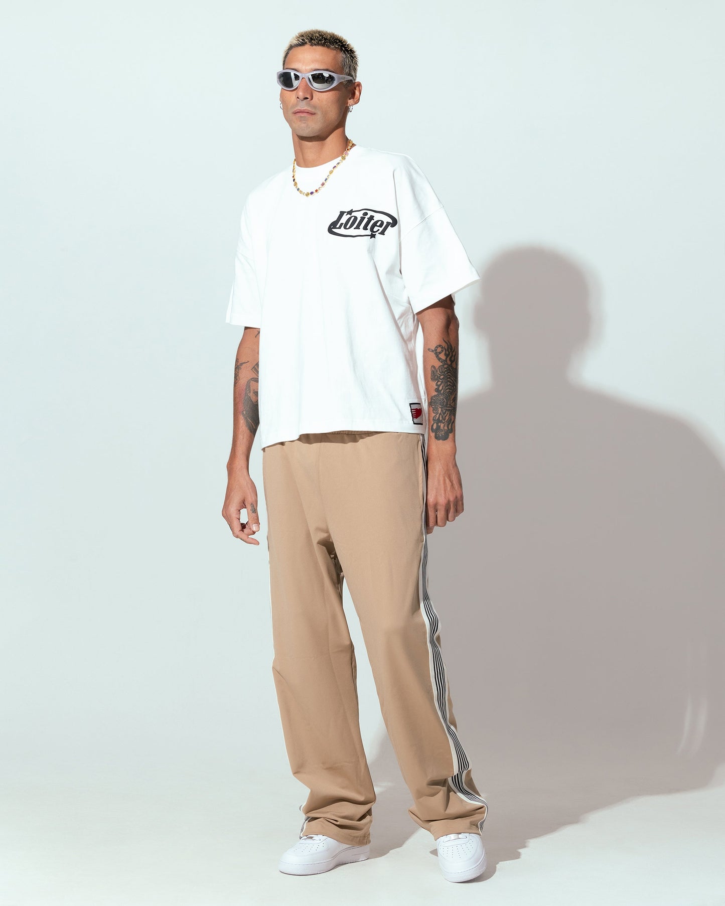 Loiter Repressed Box T-Shirt Off White