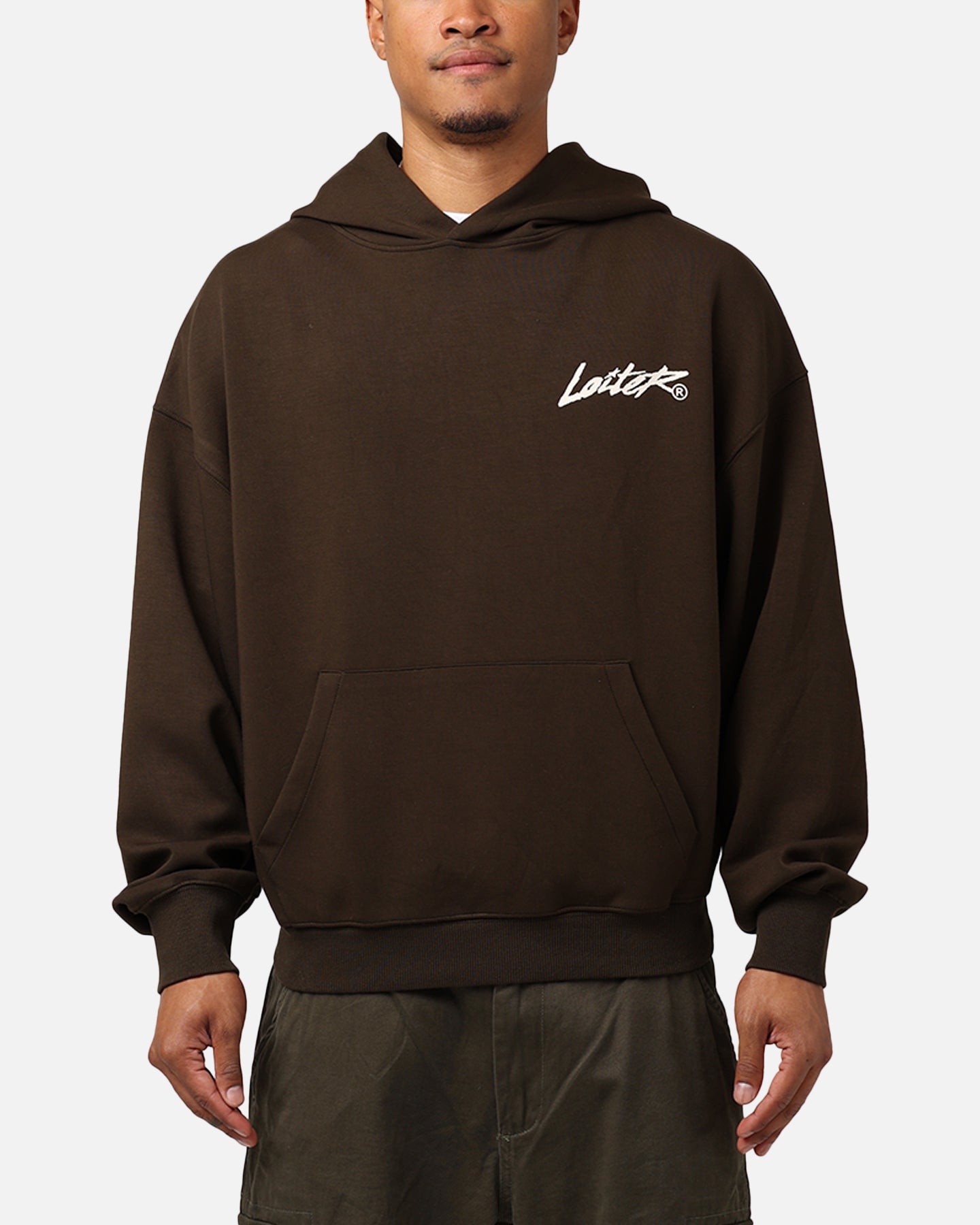 Loiter Chroma Premium Hoodie Dark Chocolate
