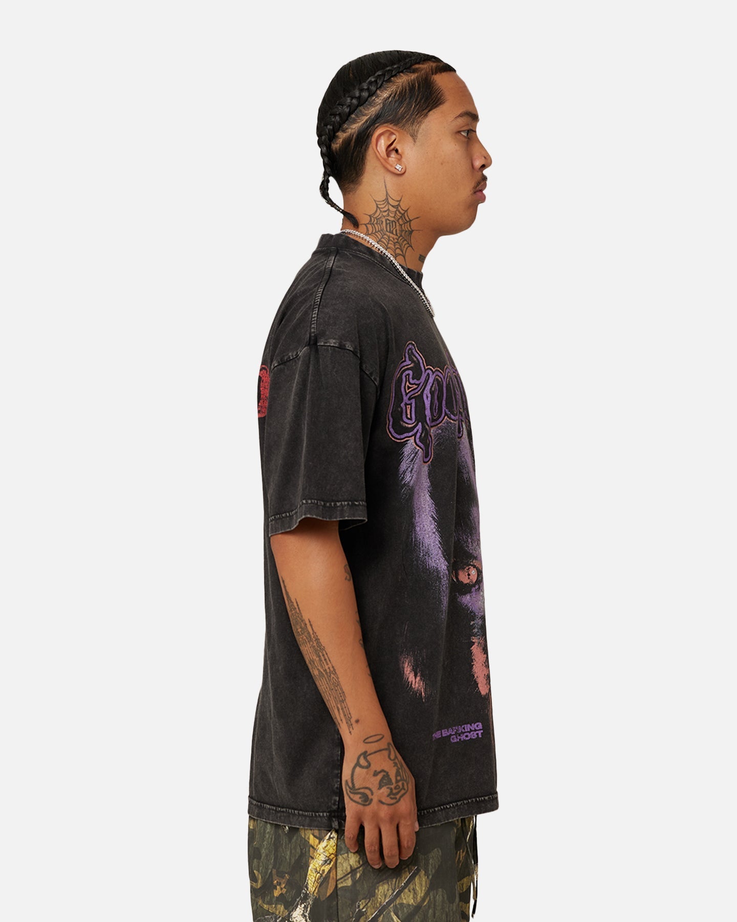 American Thrift X Goosebumps Barking Ghost Vintage T-Shirt Black