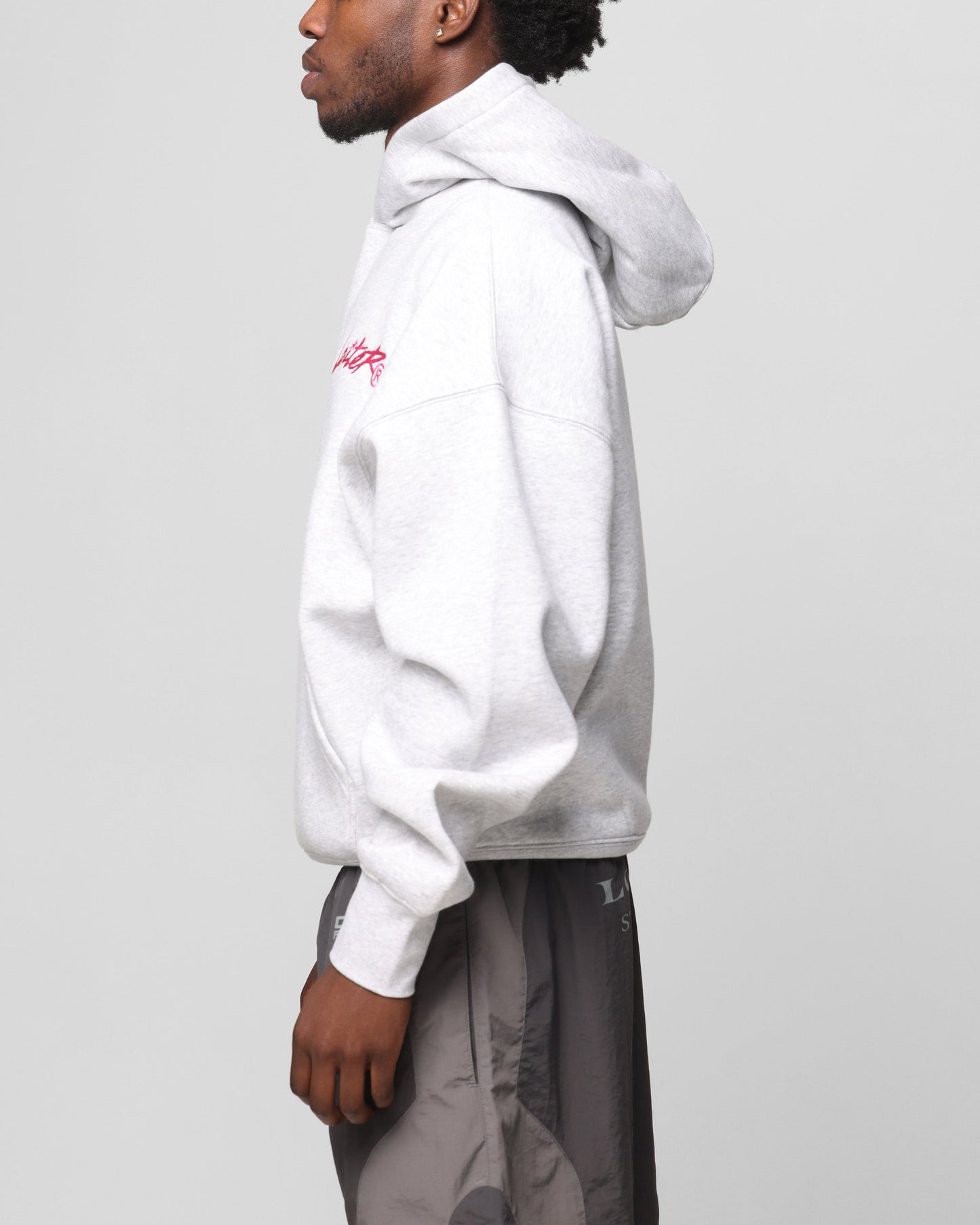 Loiter Chenille Premium Hoodie Grey Marle