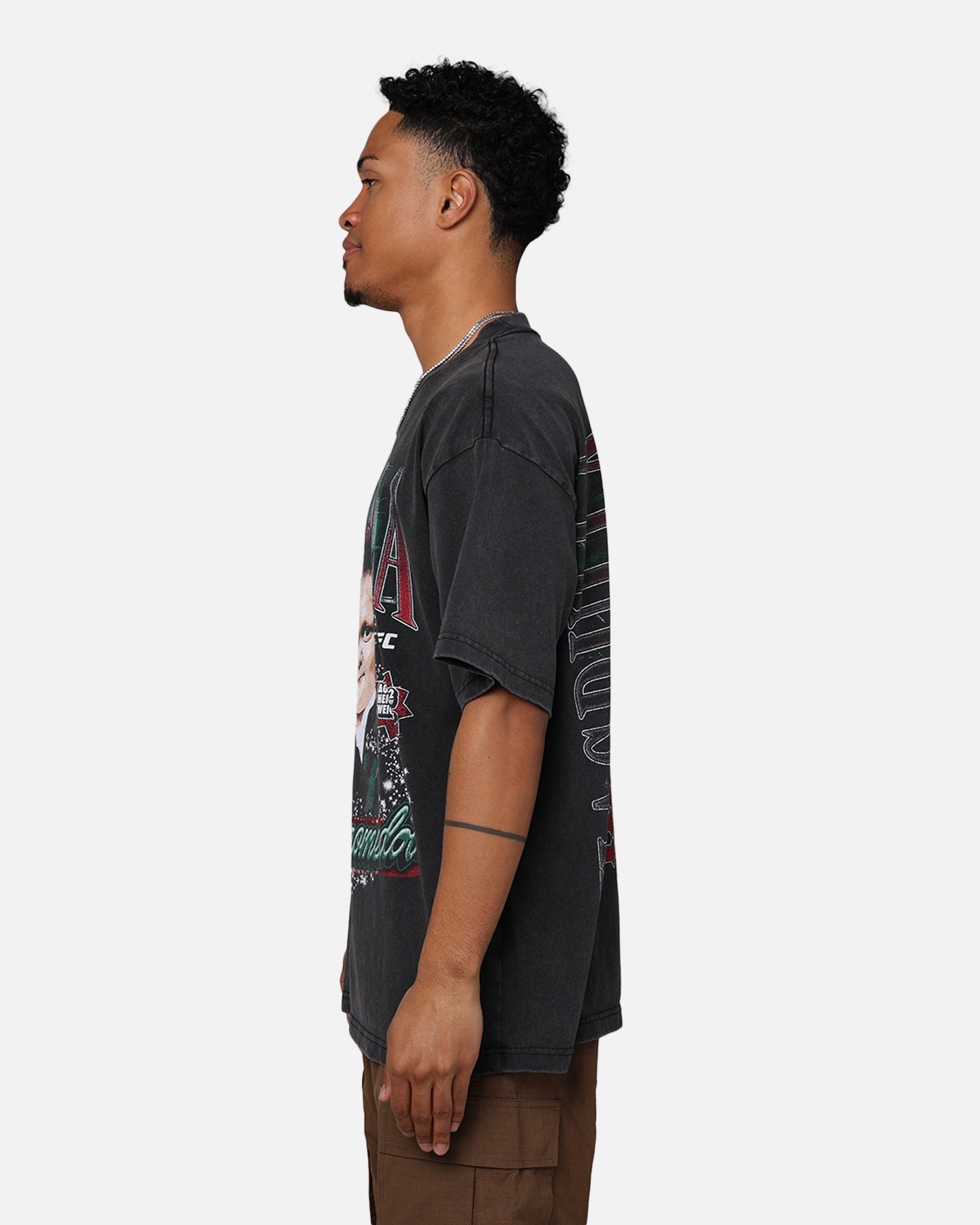 UFC By Goat Crew Hasbulla Vintage T-Shirt Vintage Black