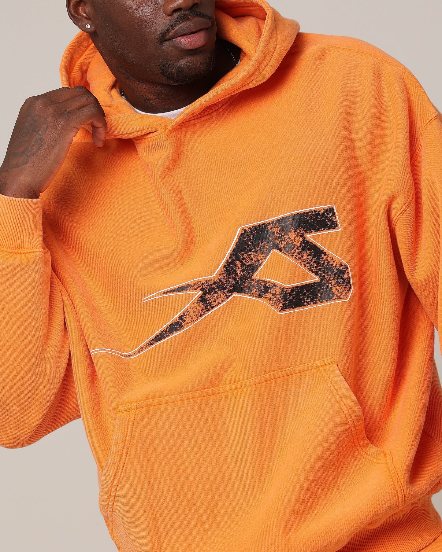 Saint Morta SSIX Vintage Hoodie Orange