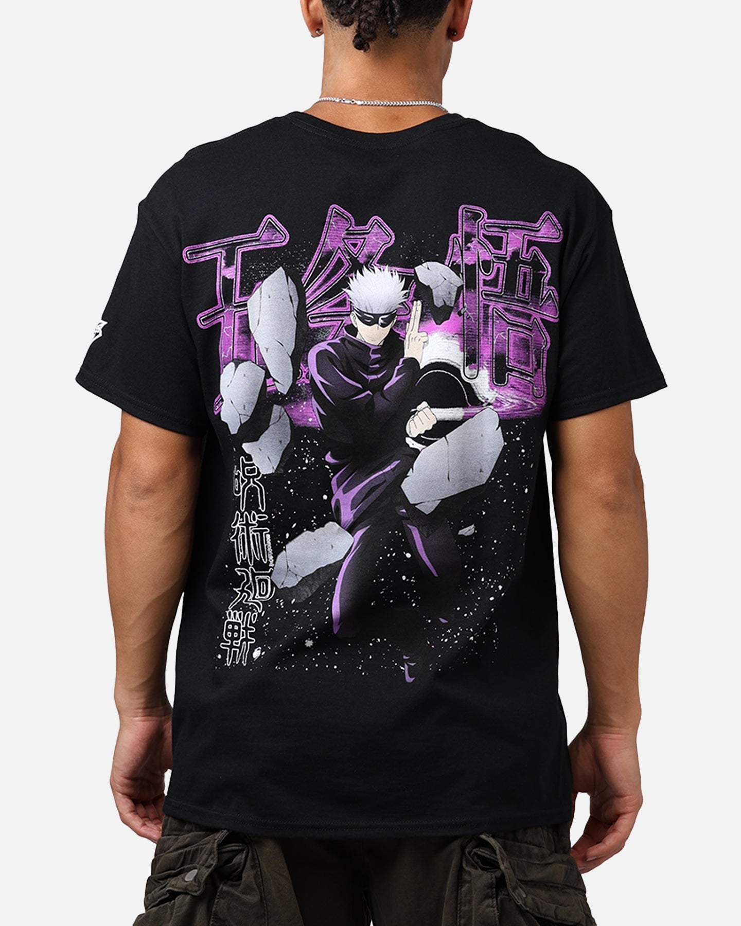73Studio X  jujutsu kaisen Gojo T-Shirt Black