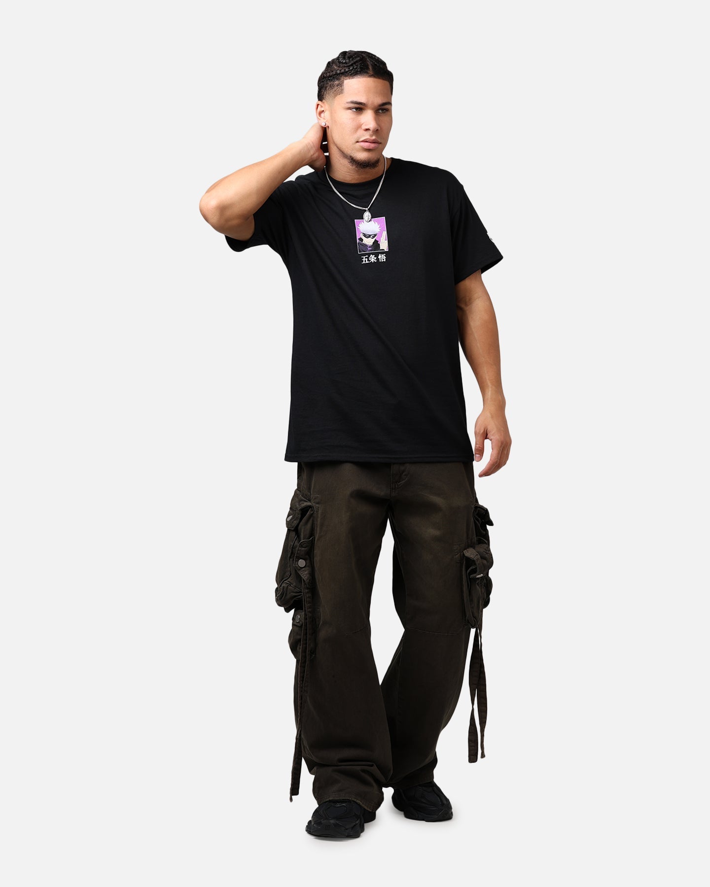 73Studio X  jujutsu kaisen Gojo T-Shirt Black