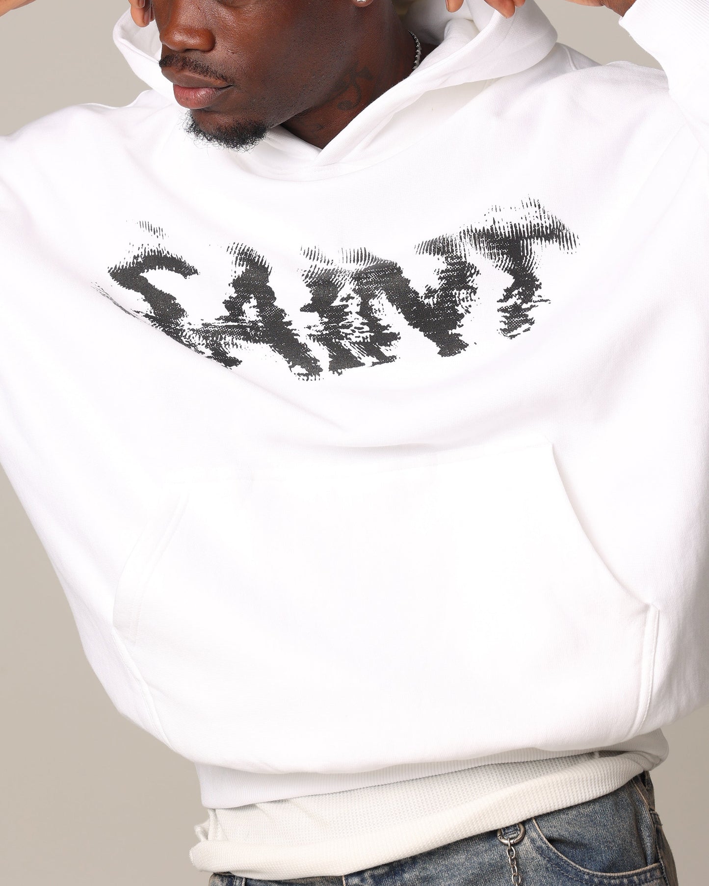 Saint Morta System Overload Hoodie White