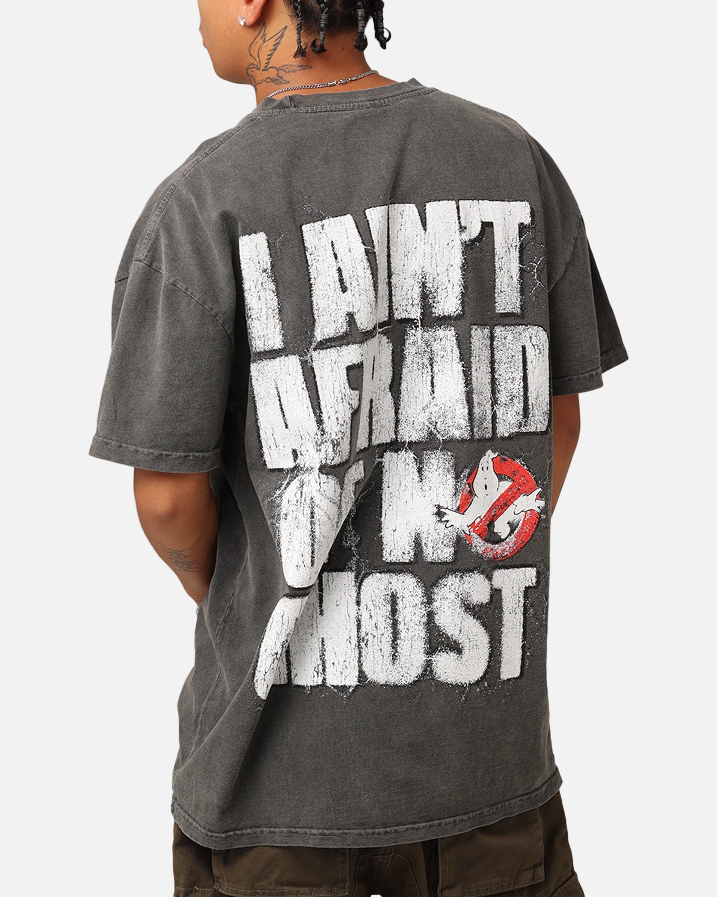 73Studio X Ghostbusters Heavyweight T-Shirt Black Wash