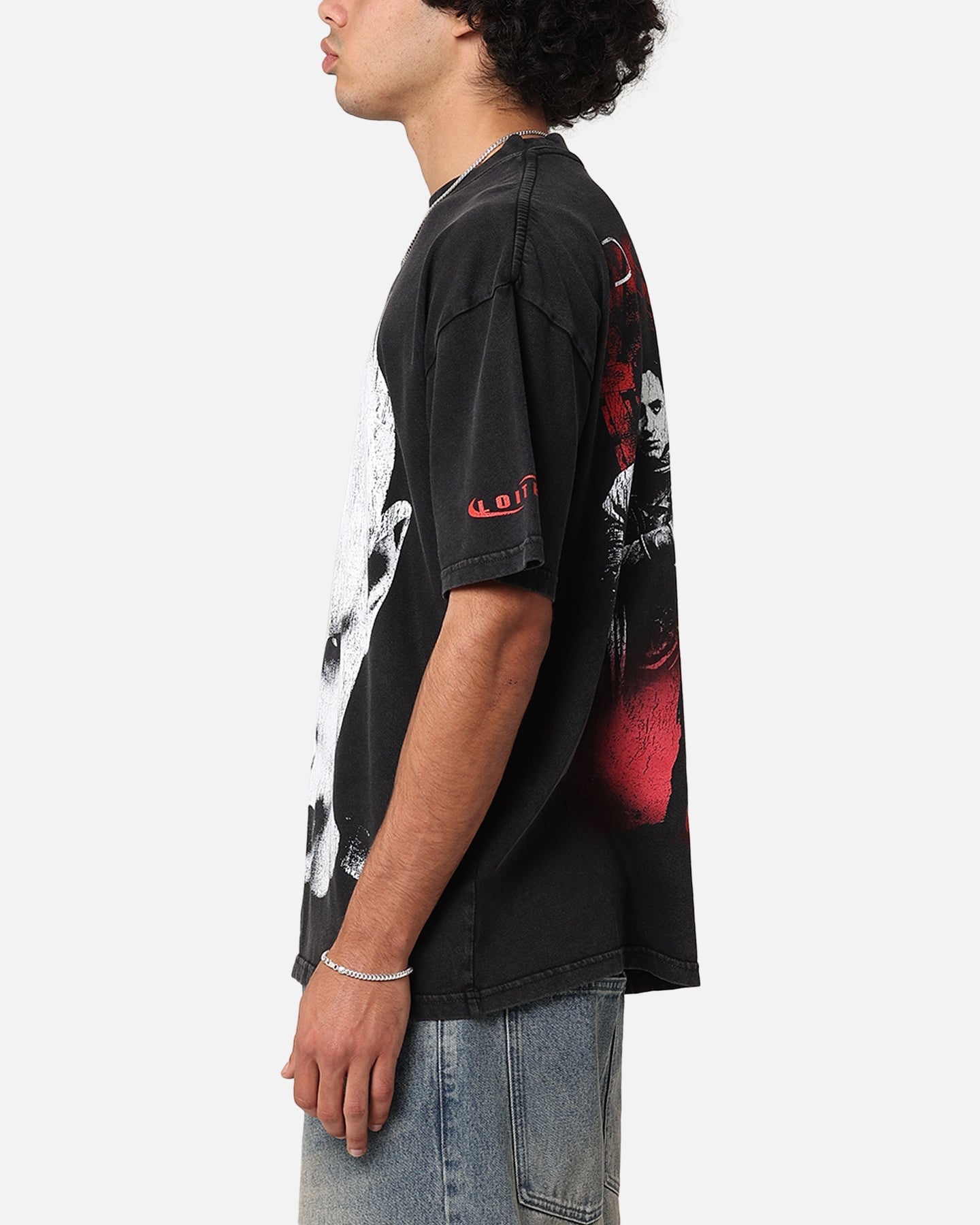 Loiter X Dune Feyd Rautha Vintage T-Shirt Black Acidwash