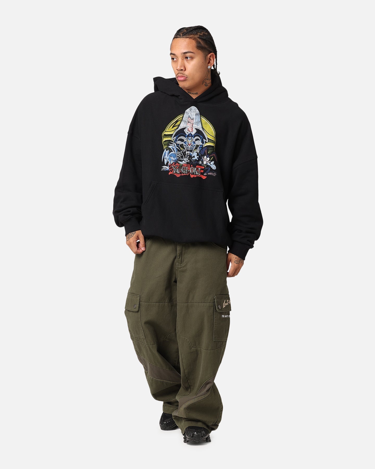 73Studio X Yu-Gi-Oh! Pegasus Premium Hoodie Black