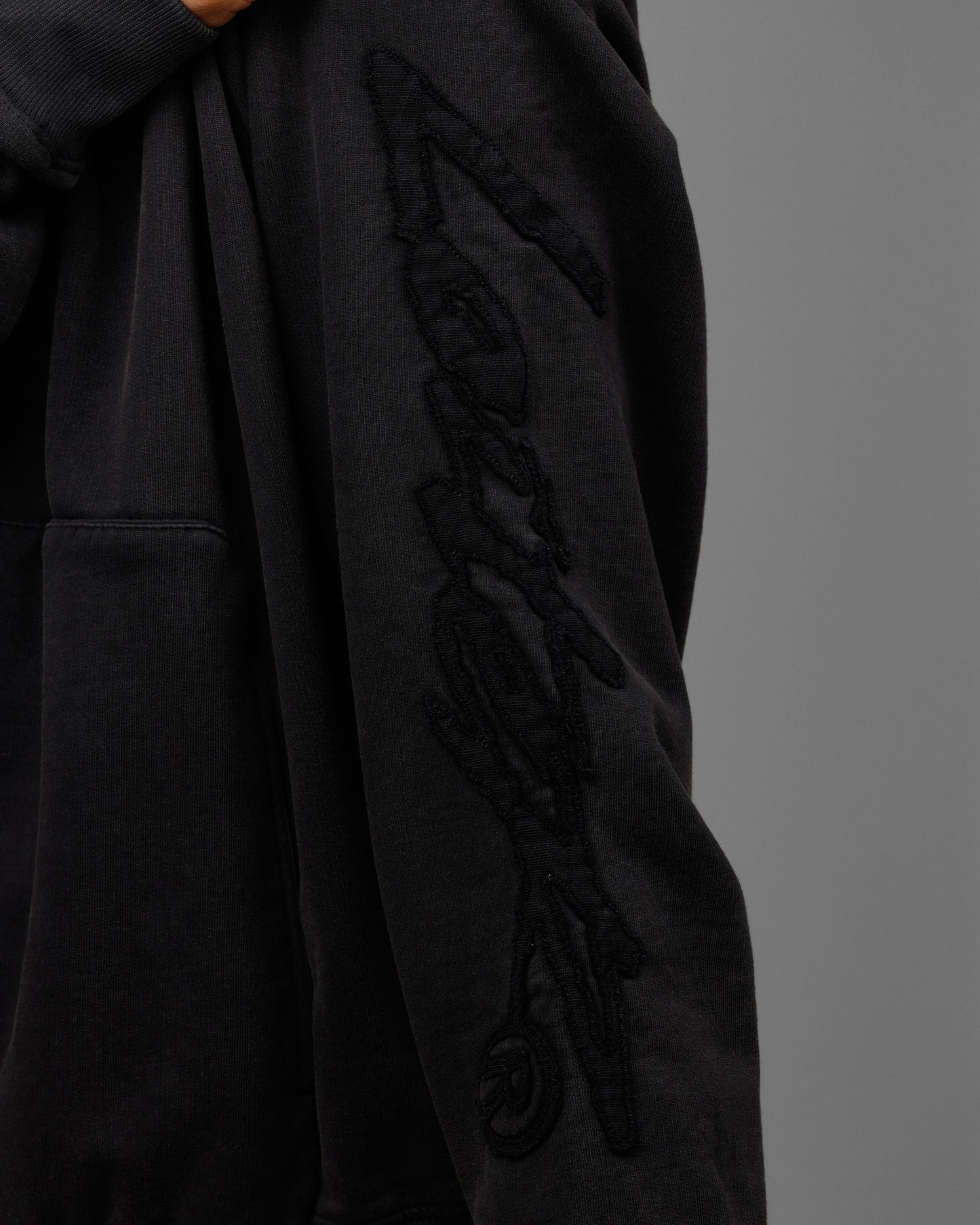 Loiter Dune Hoodie Washed Black