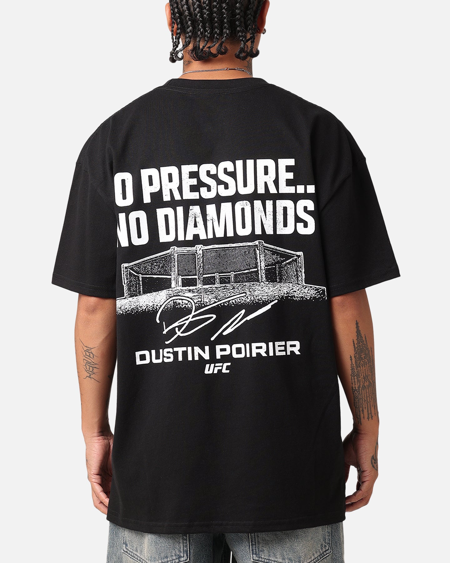 UFC By Culture Kings Dustin Poirier Heavy T-Shirt Black