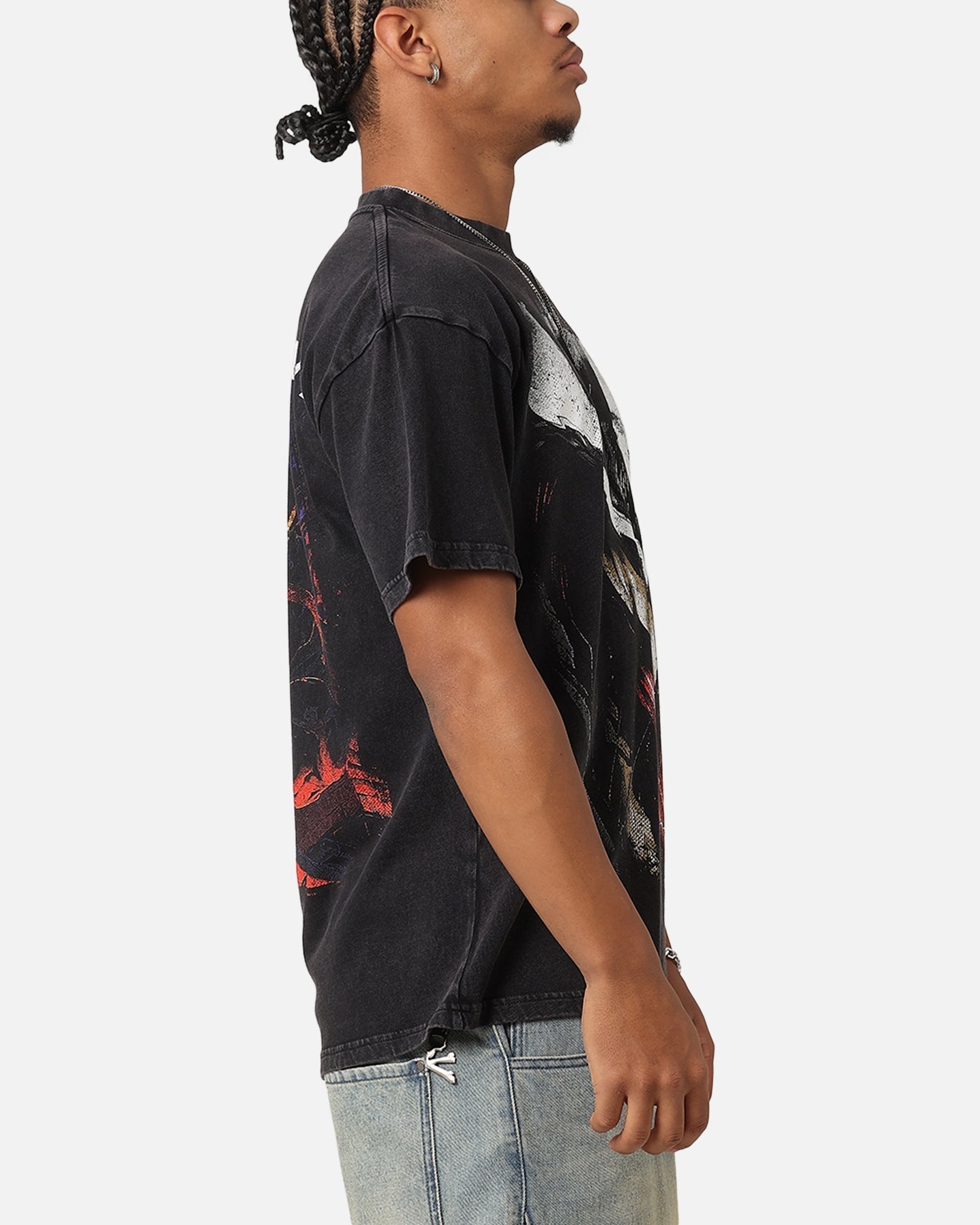 Goat Crew Marvel Spider-Man Y2K Venom The Host Vintage T-Shirt Black Acidwash
