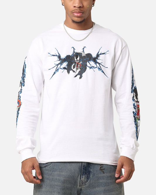 73Studio Marvel Spider-Man Y2K Venom Long Sleeve T-Shirt White