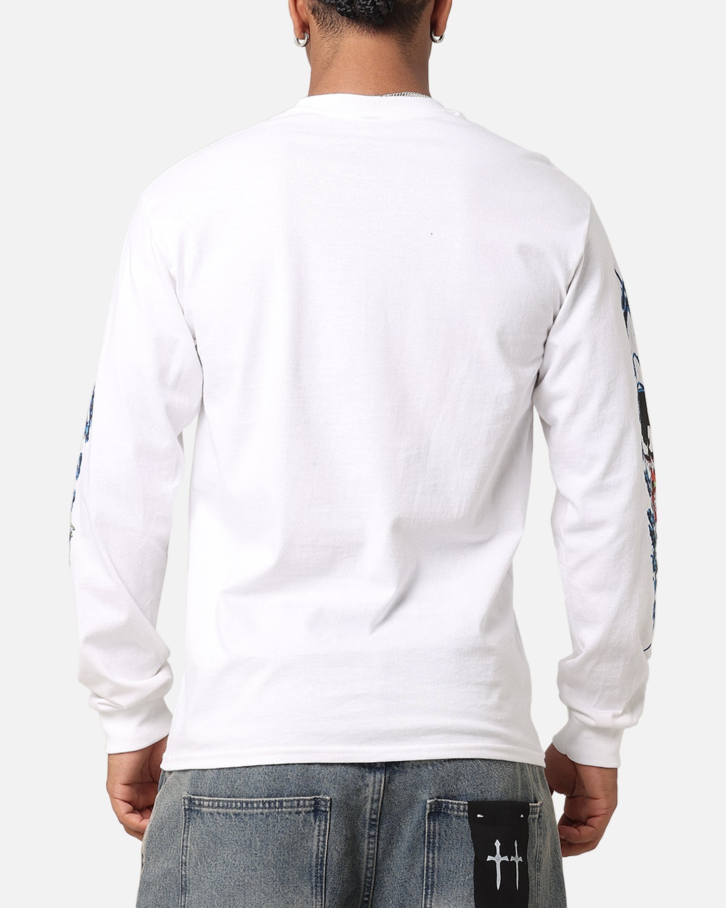 73Studio Marvel Spider-Man Y2K Venom Long Sleeve T-Shirt White