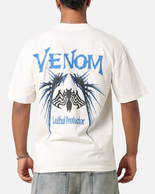 Goat Crew Marvel Spider-Man Y2K Venom T-Shirt Off White