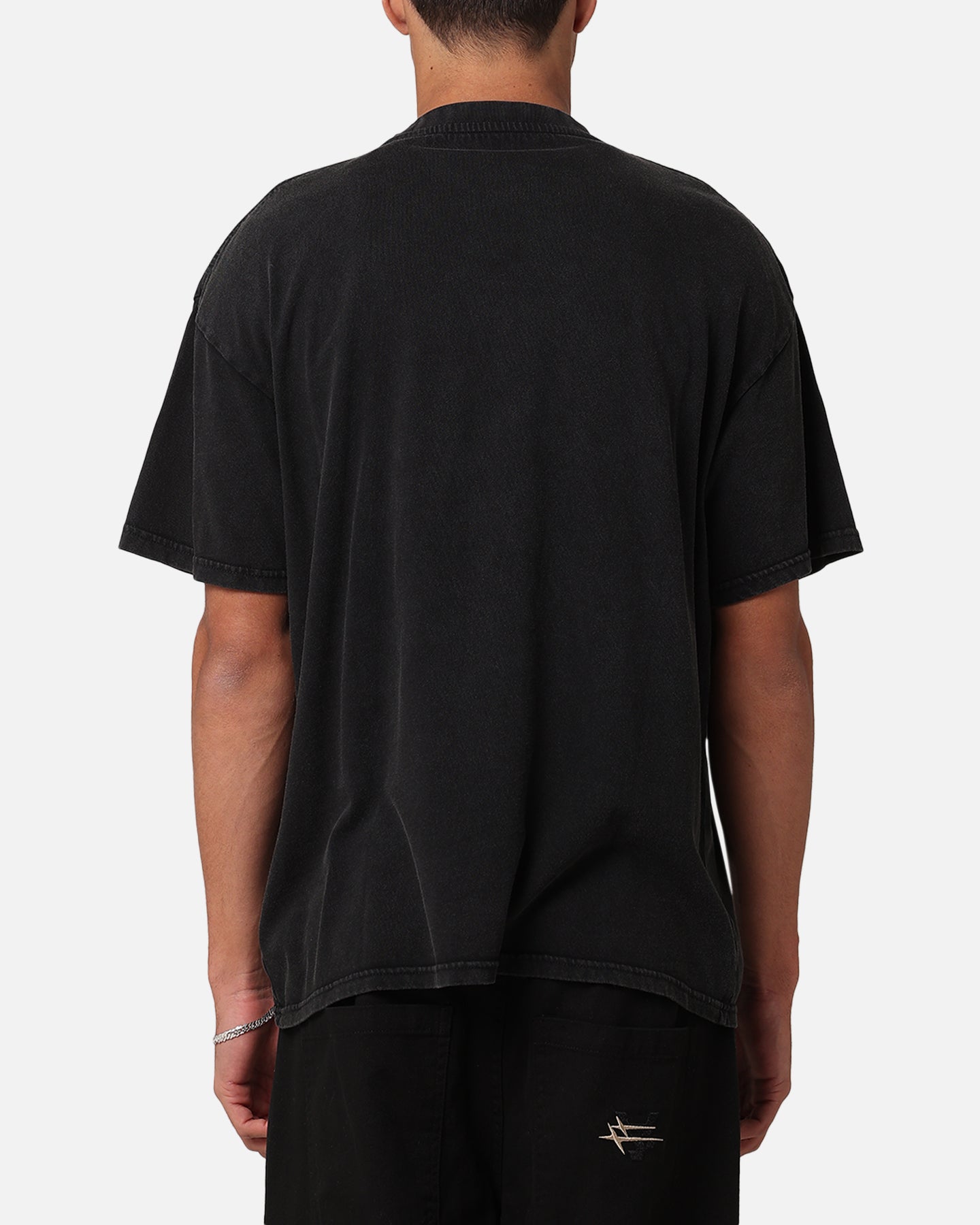73Studio Alien Classic Vintage T-Shirt Black Acidwash
