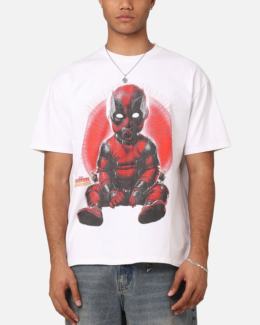 73Studio Marvel Deadpool Babypool Vintage T-Shirt White