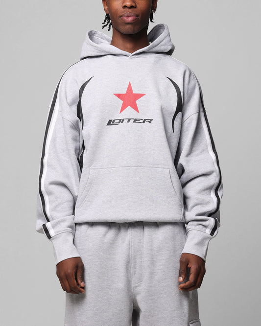 Loiter Trackstar Hoodie Grey Marle