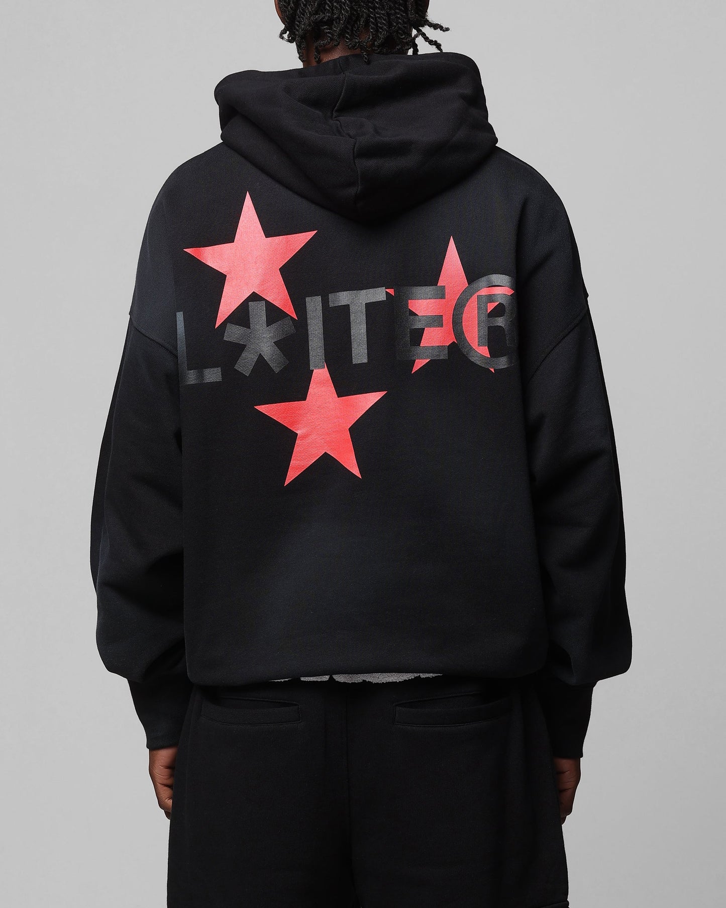 Loiter Trackstar Hoodie Washed Black