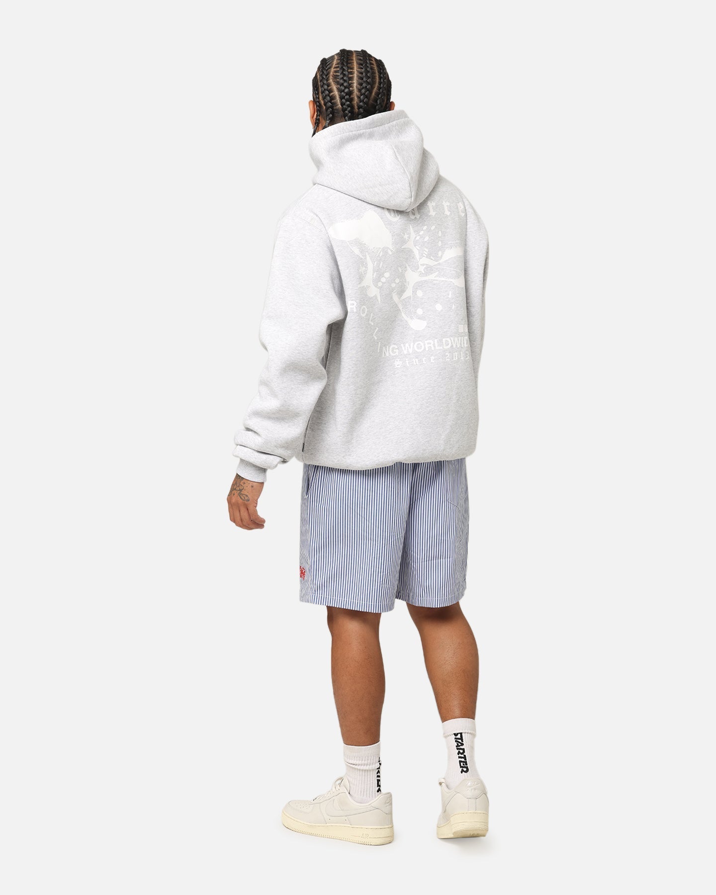 Carre Dice Club Hoodie Grey Marle