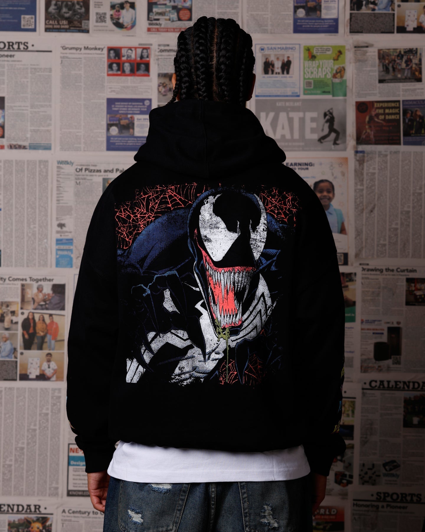 73Studio Marvel Venom The Venom Show Premium Hoodie Black