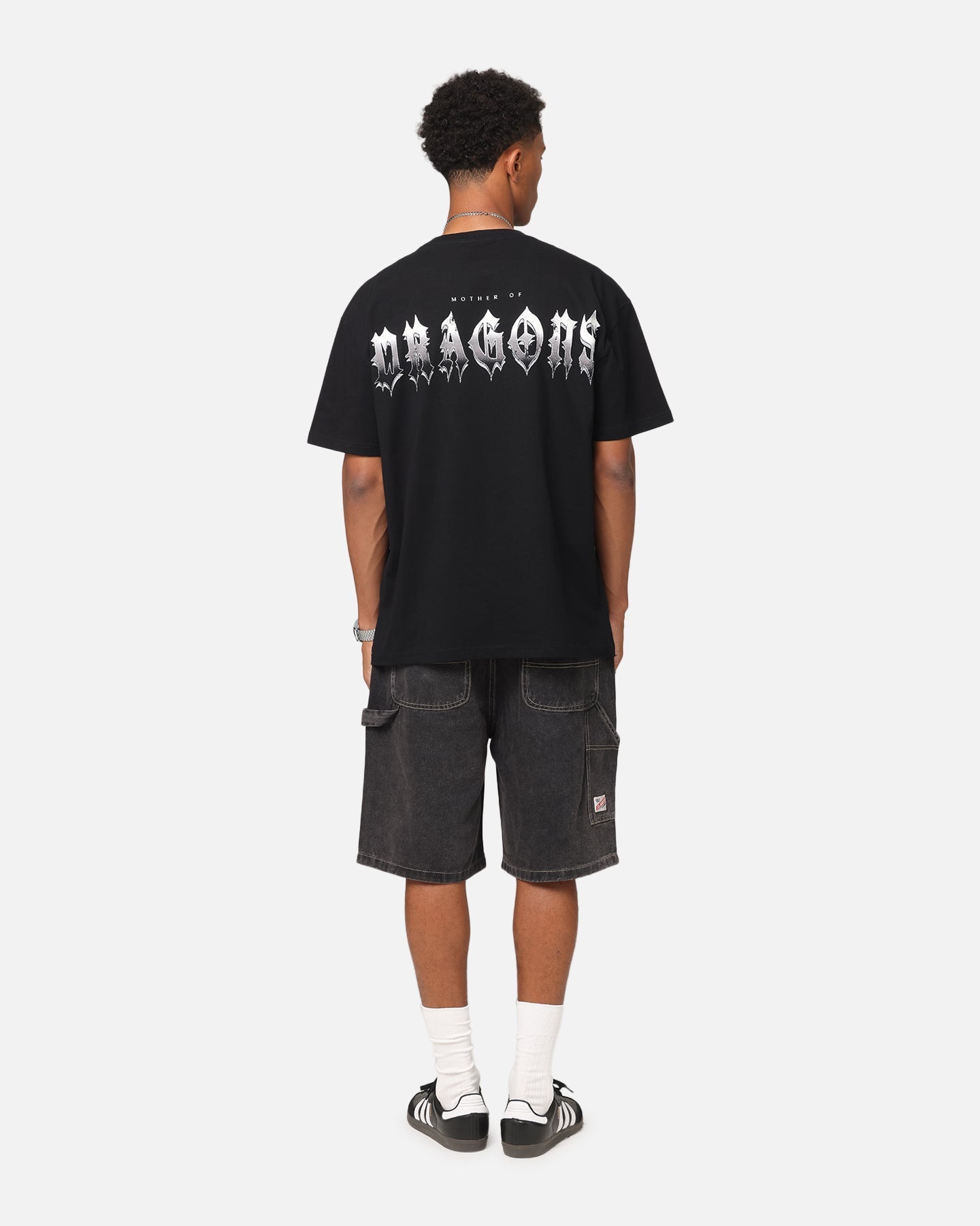 73Studio X Game Of Thrones Mother Of Dragons Vintage T-Shirt Black Acidwash