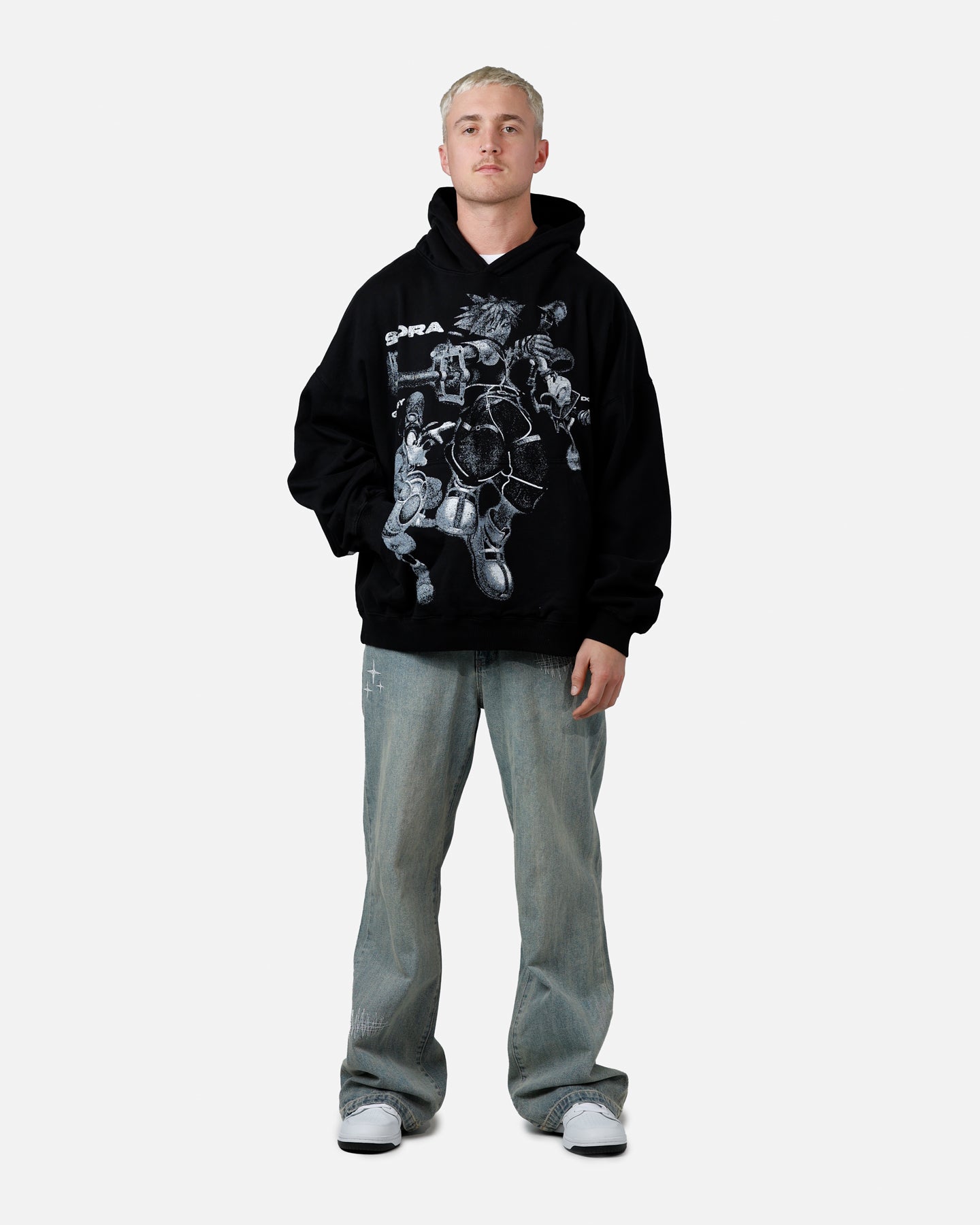 73Studio Disney Kingdom Hearts Gang Premium Hoodie Black