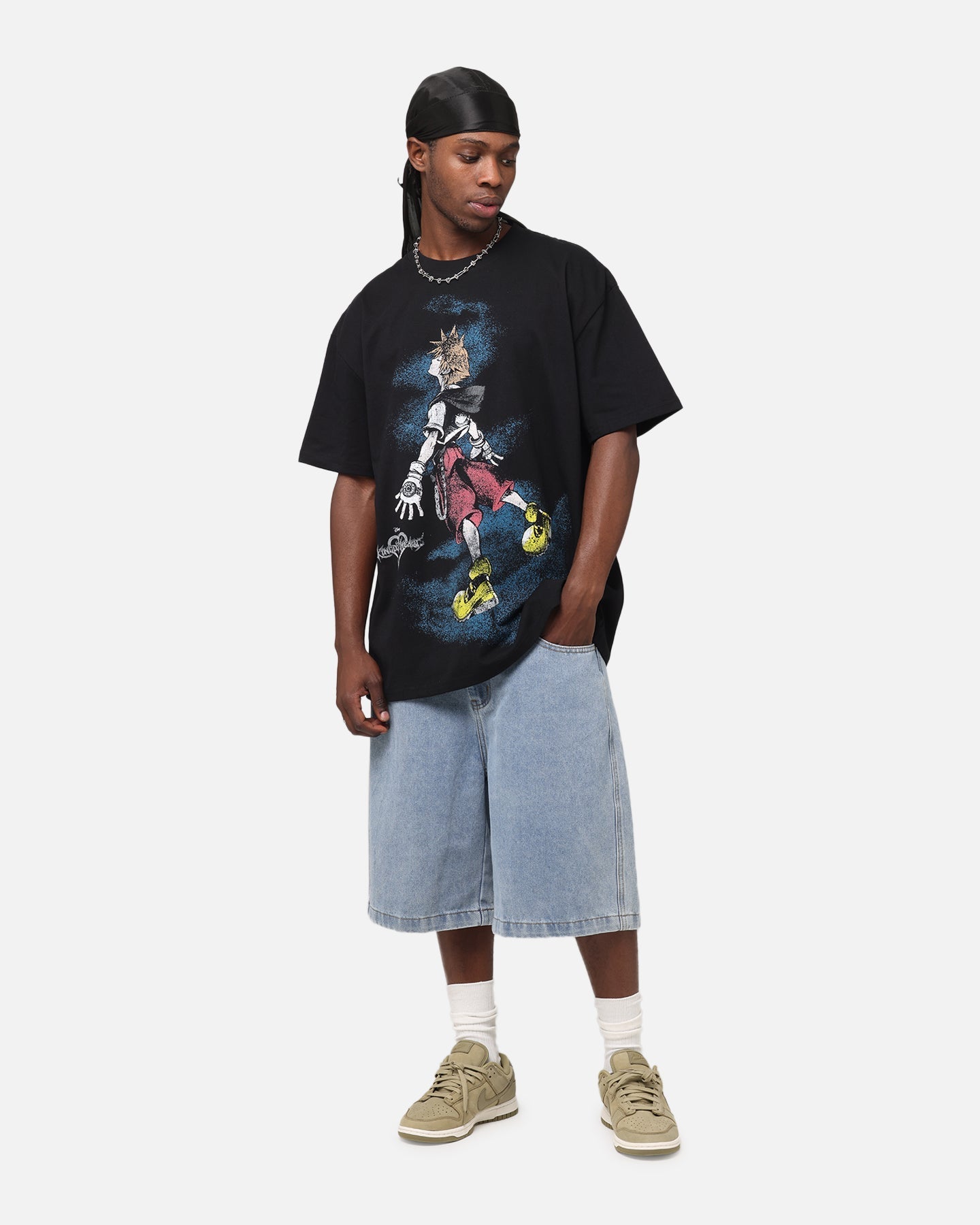 73Studio Disney Kingdom Hearts Sora Heavyweight T-Shirt Black