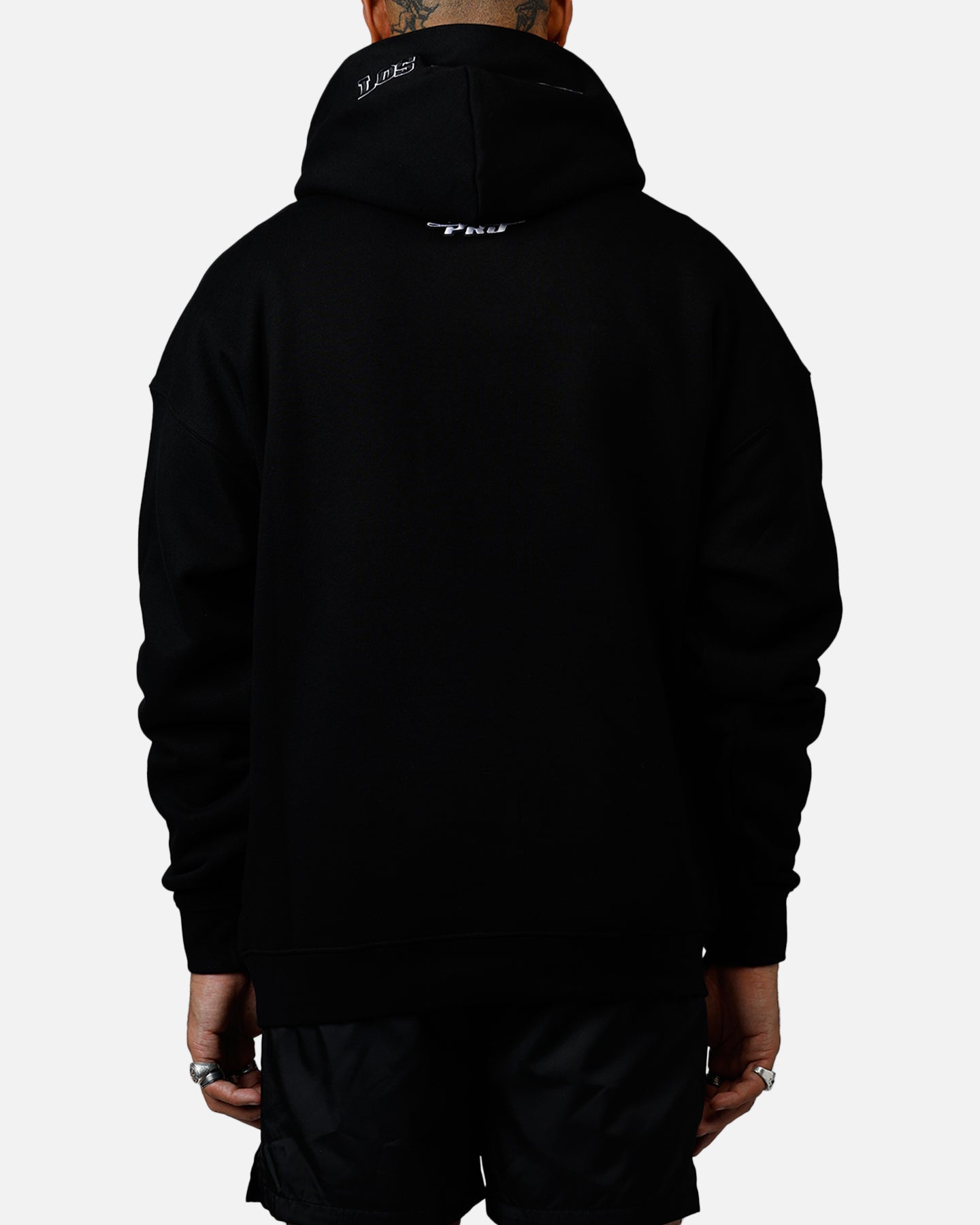 Pro Standard Los Angeles Dodgers Chenille Hoodie Black