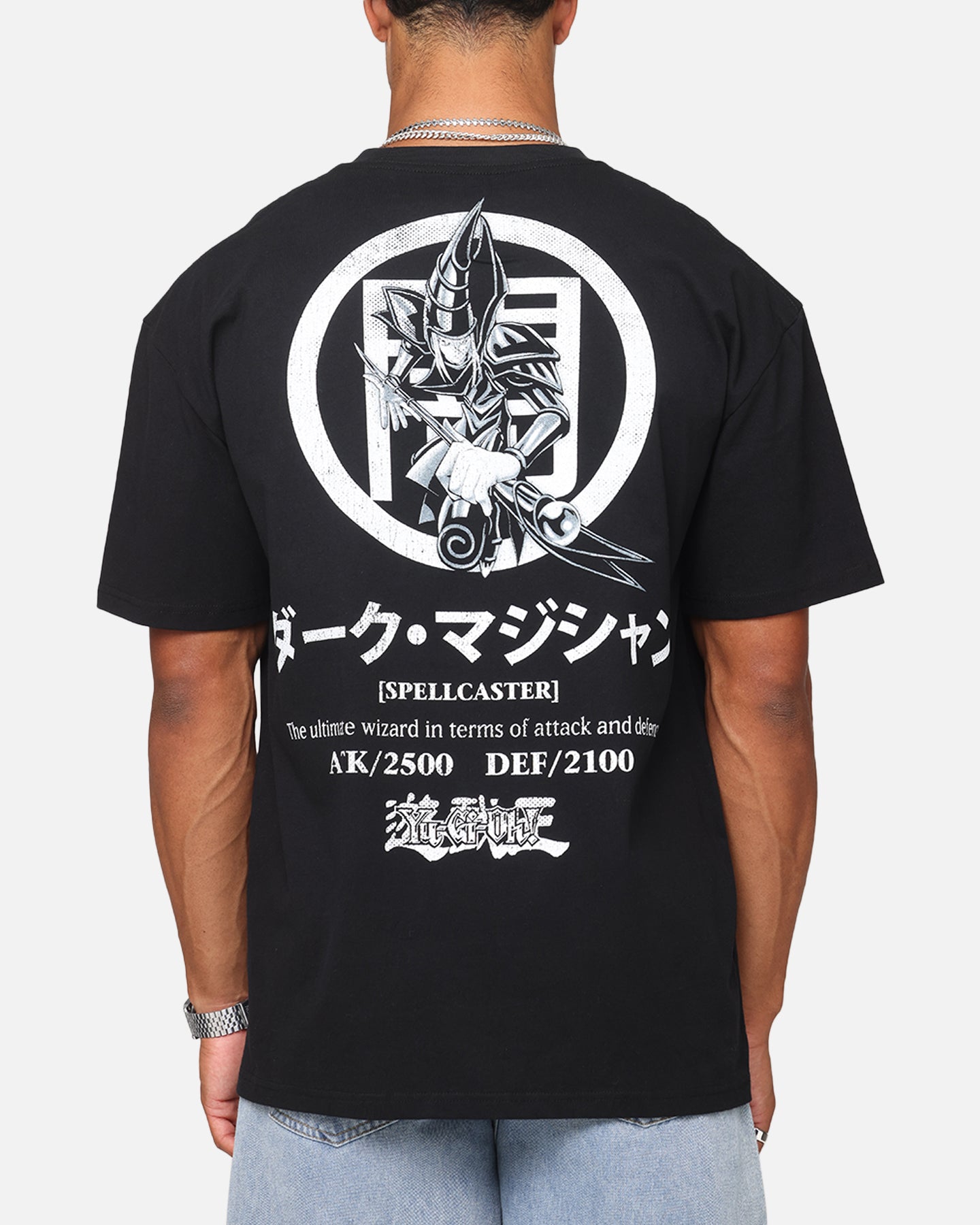 73Studio X Yu-Gi-Oh! Dark Magician Card Heavyweight T-Shirt Black