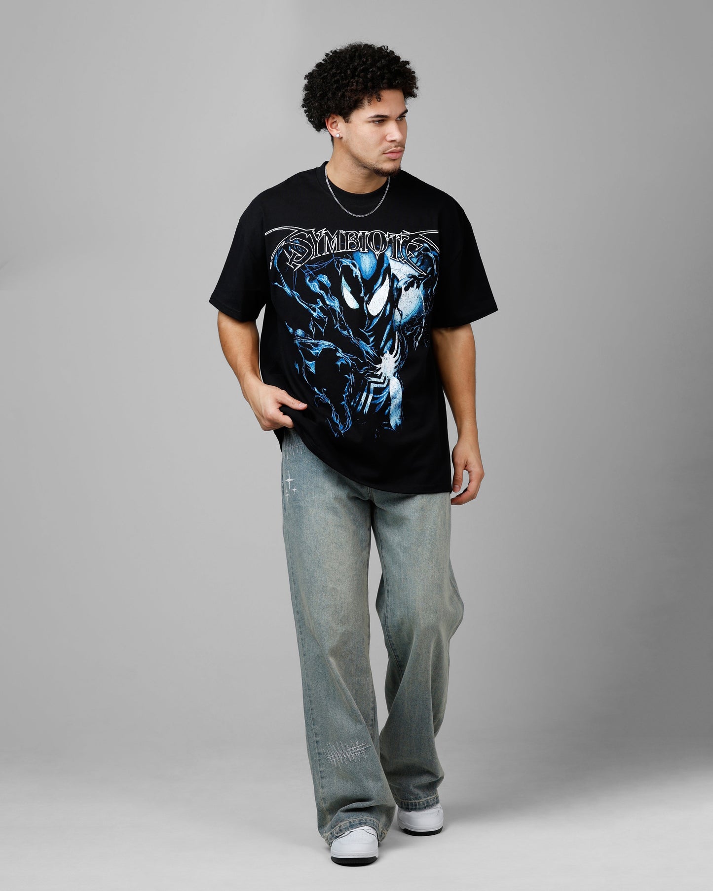 Loiter Marvel Spider-Man Symbiote Heavyweight T-Shirt Black