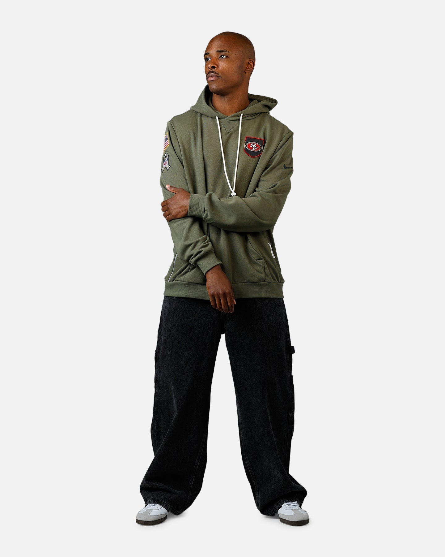Nike San Francisco 49ers Salute To Service Hoodie Olive