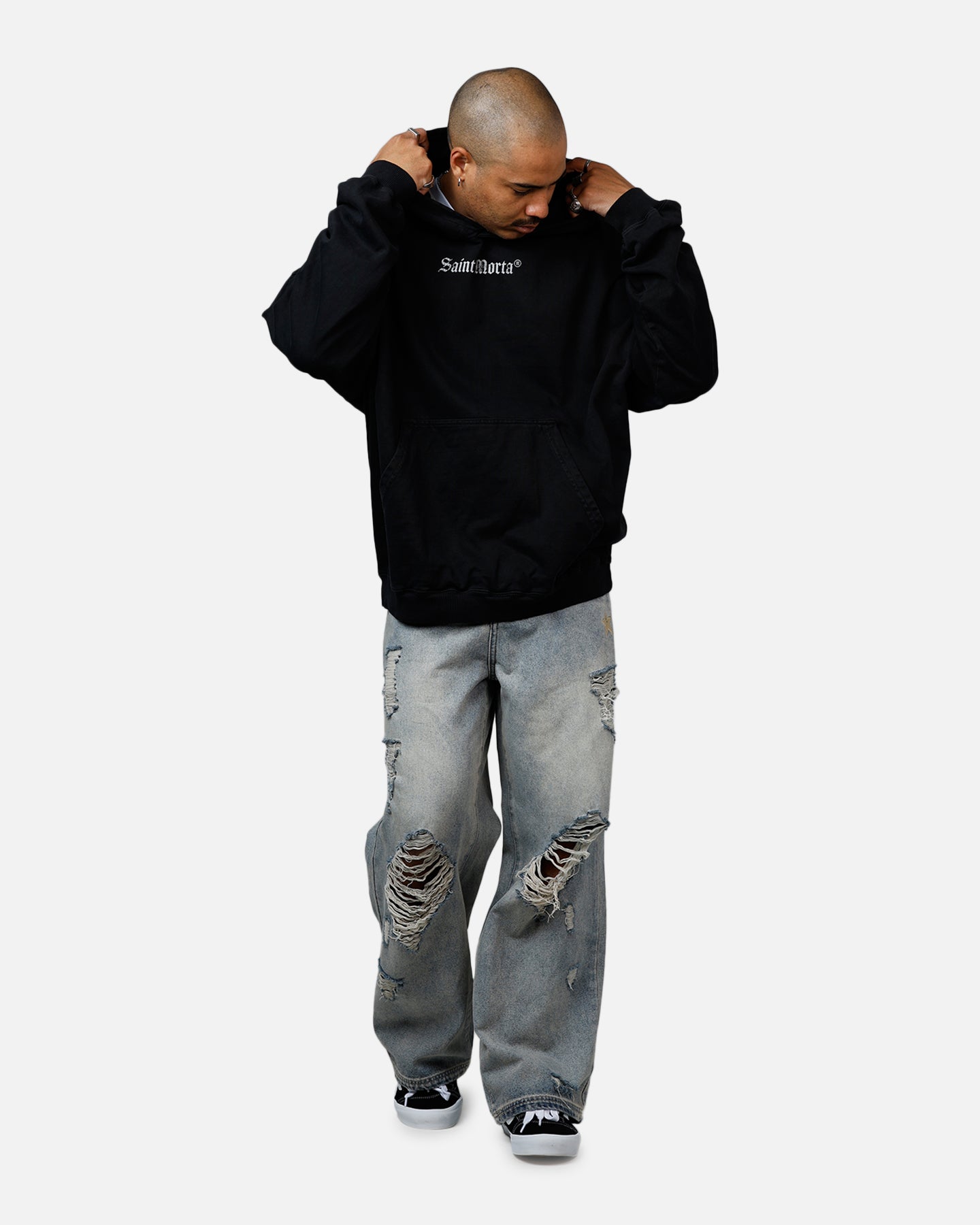 Saint Morta Weary Hearts Premium Hoodie Black