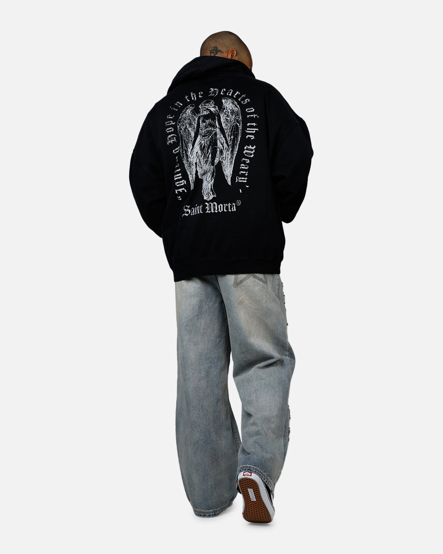 Saint Morta Weary Hearts Premium Hoodie Black