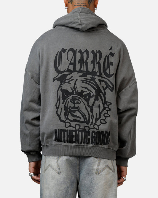 Carre Bulldog Premium Hoodie Washed Charcoal