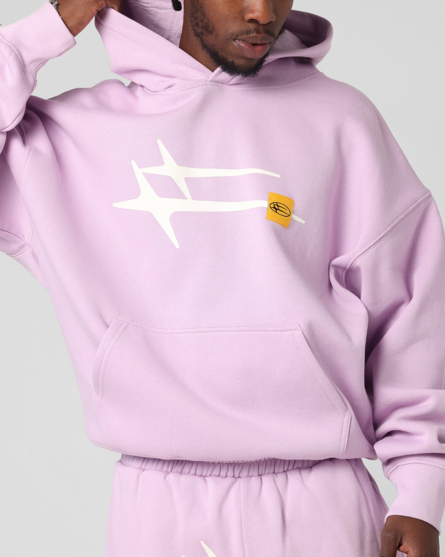 Loiter Hybrid Hoodie Lilac