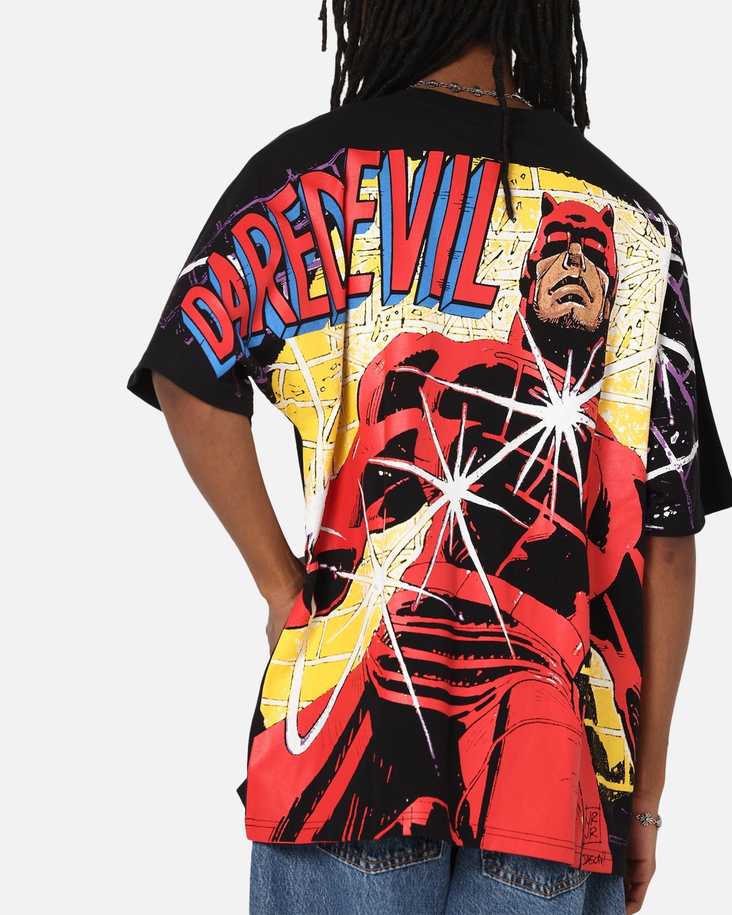 73Studio Marvel Daredevil All Over Print T-Shirt Black